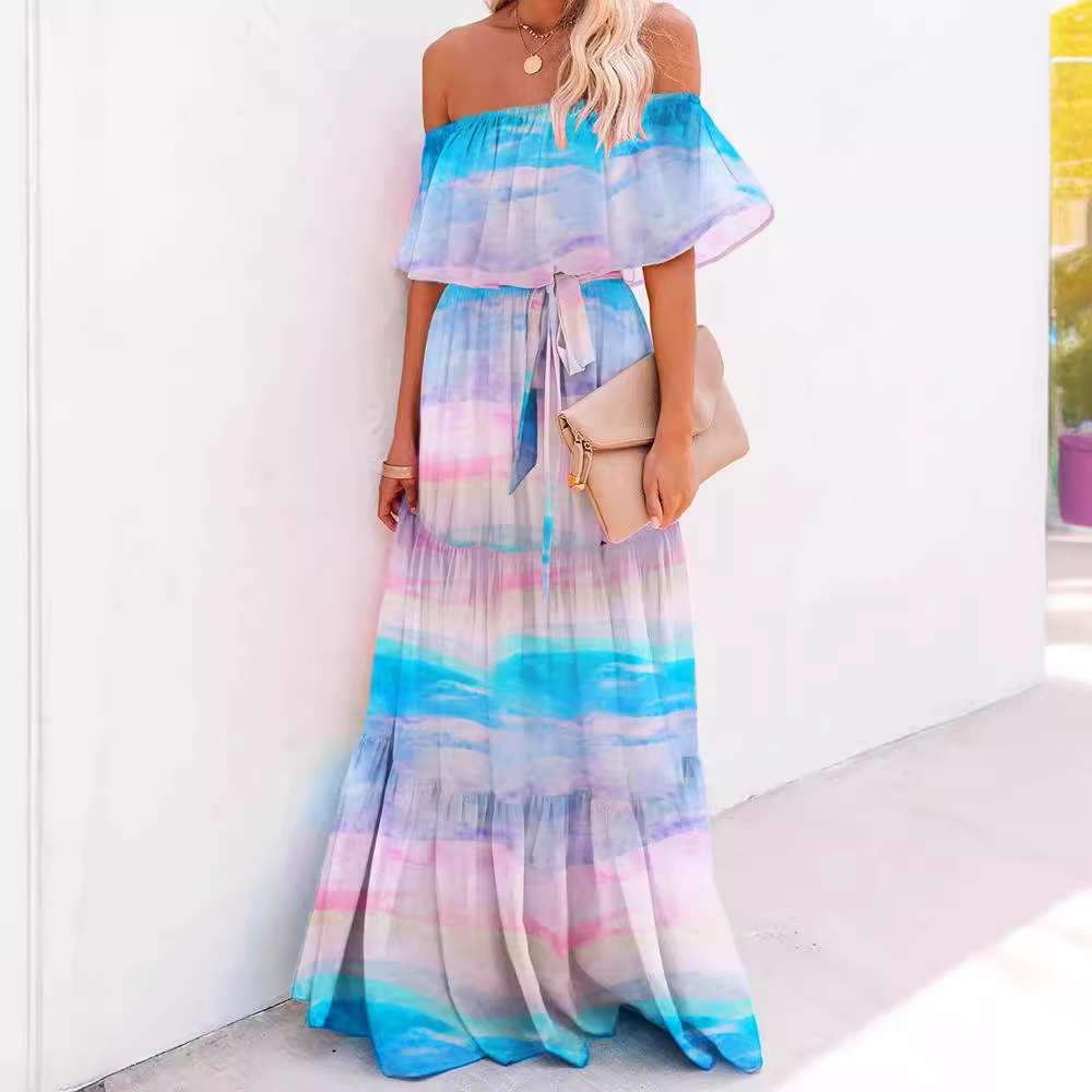 2026 Women's Cross-Border Clot - Linen Dress Wrap 评论和价格