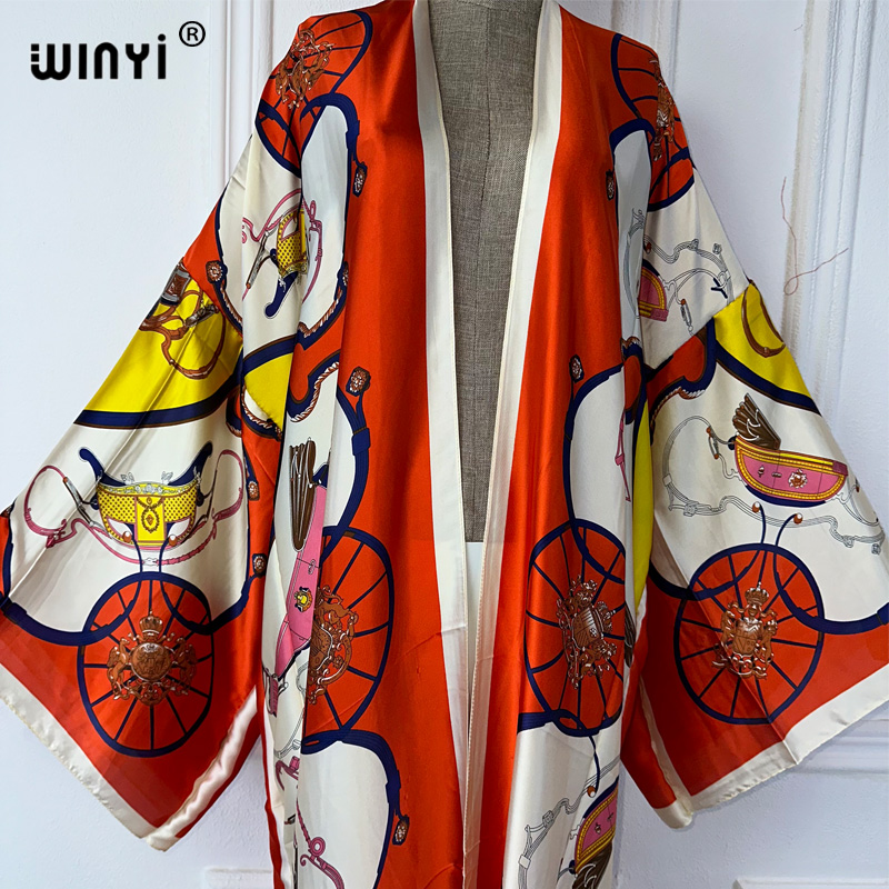 WINYI Boho Print Kimono Summer - Cover Up Kaftan 评论和价格