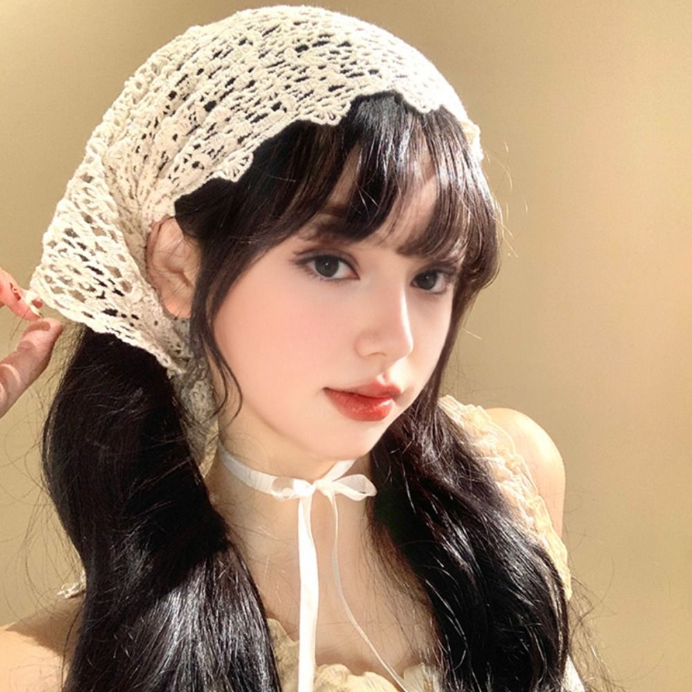 Sweet Sheer Mesh Floral Lace S - Headband Summer Knit 评论和价格